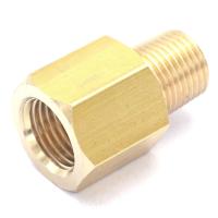 1/8 BSPT Male x 1/8" NPT Female Brass Pipe Fitting Connector Adapter For Pressure Gauge Air Gas Fuel Water Pressure 229 PSI Valves