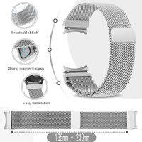 HotGalaxy นาฬิกา546คลาสสิก44มม. 40มม. 46มม. 42มม. Milanese Loop สำหรับ Samsung Galaxy นาฬิกา5 Pro ไม่มีช่องว่างสร้อยข้อมือโลหะ