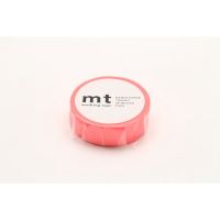 mt masking tape shocking red (MT01P210) / เทปตกแต่งวาชิ สี shocking red แบรนด์ mt masking tape ประเทศญี่ปุ่น