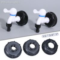 IBC Tank Valve Adapter Tap Connector 1/2 3/4 1 Female Thread Faucet To S60X6 Connector Adapter accessories For Irrigation