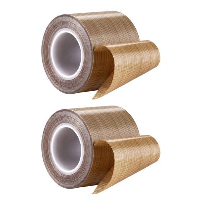2X PTFE Tape/PTFE Tape for Vacuum Sealer Machine,Hand and Impulse Sealers (2 Inch x 33 Feet)