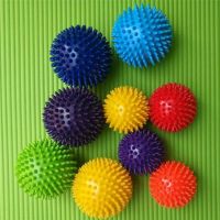 ▽✐✷ 10cm Yoga Pilates Massage Ball Gym Home Fitness Grip Training Physiotherapy Ball Foot Massage Pain Relief Masajeadora Muscular