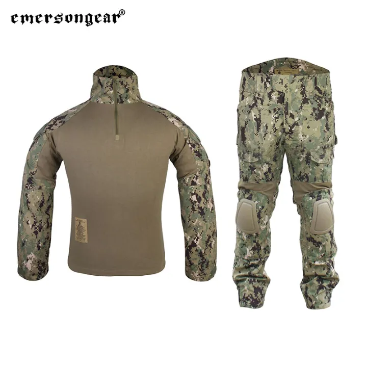 Emersongear G3 Tactical Combat Uniform Sets Camouflage Suits Mens Outdoor Hunting Training Shirt 1207