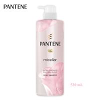 Pantene Micellar Detox &amp;Hydrate Rose Water Extract แพนทีนไมเซล่าโรสวอเตอร์ เอกซ์แทรก แชมพู ขนาด 530มล. (สีชมพู)