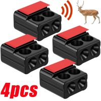 4/2Pcs Car Whistle Physical Ultrasonic Animal Sirens Deer Repellers Motorcycles Trucks Outdoor Safety Alert Device Alarm Tools