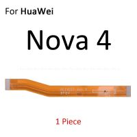 เมนบอร์ดบอร์ดหลักขั้วต่อจอแสดงผล LCD สายเคเบิ้ลยืดหยุ่นสำหรับ HuaWei Nova 4 4e 3 3i 3e 2 2S 2i Lite Plus Plus Young