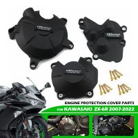 เคสป้องกันที่ครอบเครื่องยนต์สำหรับ KAWASAKI ZX6R 636 2007-2022ฝาครอบเครื่องยนต์รถจักรยานยนต์เคสป้องกันรถ GB