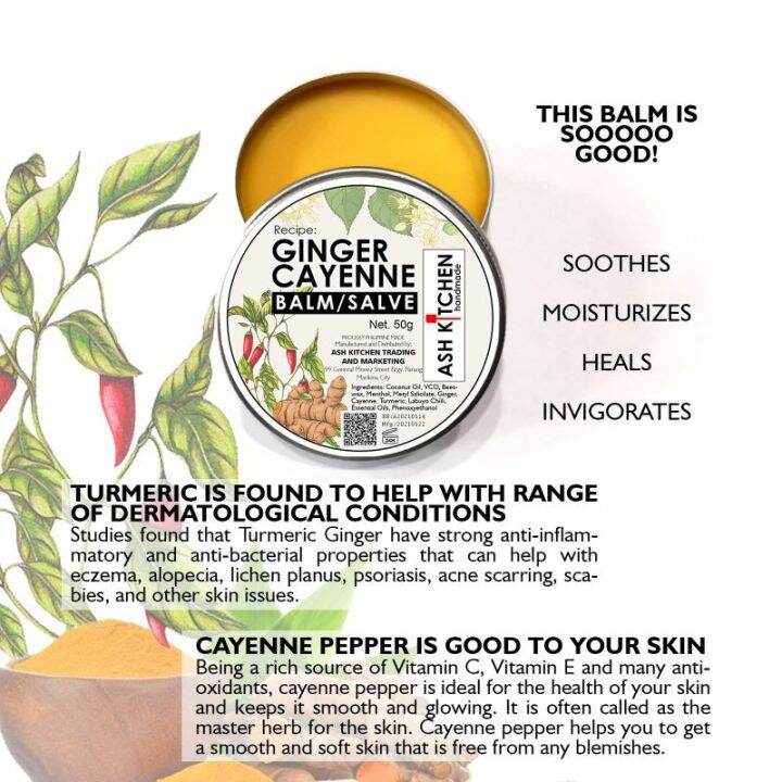 Ash Kitchen Ginger Cayenne Salve Lazada PH