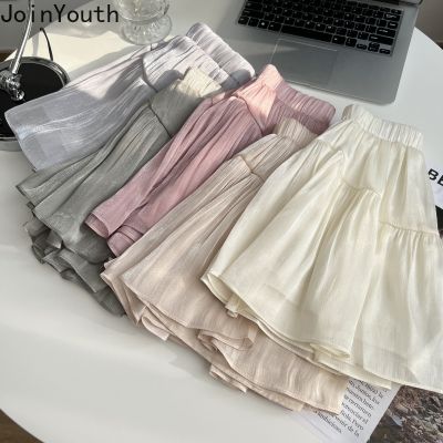 【CC】✁  Skirts for Waist A-line Jupe 2023 Faldas Mujer De Moda Saia Fashion Korean Skirt