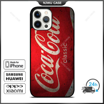 Coca Cola Phone Case for iPhone 14 Pro Max / iPhone 13 Pro Max / iPhone 12 Pro Max / XS Max / Samsung Galaxy Note 10 Plus / S22 Ultra / S21 Plus Anti-fall Protective Case Cover