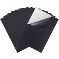 Black Adhesive Back Felt Sheets Fabric Sticky Back Sheets Self-Adhesive Durable And Water Resistant 10 PCS