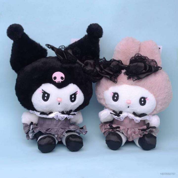 ns3-sanrio-kuromi-melody-ตุ๊กตายัดนุ่น-สไตล์โกธิค-โลลิต้า-ของขวัญสําหรับเด็ก-ตกแต่งบ้าน-ของเล่นสําหรับเด็ก