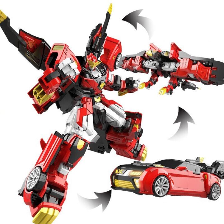 สามโหมด-mini-force-2-super-gino-power-transformation-หุ่นยนต์ของเล่นรถ-action-figure-mini-force-x-deformation-airplane-toy