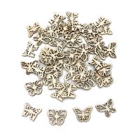 【YF】▩  20pcs Wood Embellishment Slices Cutout Crafts for Card Making Scrapbooking Wedding Decorations