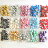 20PCS เค้ก Topper Ball ชุด 2 ซม.-4 ซม.ทรงกลม DIY เค้กวันเกิดตกแต่งสำหรับงานปาร์ตี้ฉลองงานแต่งงาน Glitter Balls-Luqiande