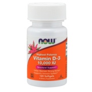 Vitamin D3 Now Vitamin D3 10000IU 120 viên - Tăng Đề Kháng - Chính Hãng