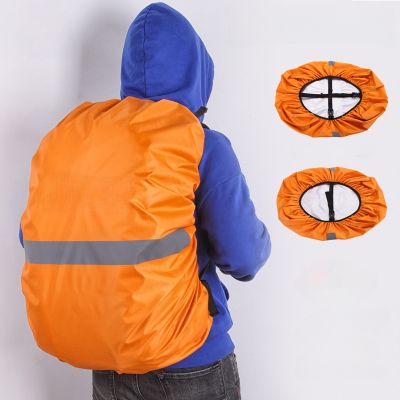 Reflective Waterproof Backpack Rain Cover Outdoor Hiking Climbing Bag Cover Cross Buckle Waterproof Rain Cover for Backpack