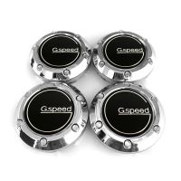 Style 4pc 66mm G.speed  Logo Black Silver  Car Modified Wheel Center Cover Rim Hub Cap Center Cap 66mm/62mm