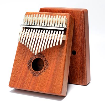 Kalimba 17คีย์เปียโนนิ้วหัวแม่มือไม้มะฮอกกานี,คุณภาพสูงโอคาริน่าตัวกล่องดนตรีครีเอทีฟไม้คาลิมบา