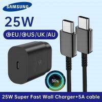 Original 25W Super Fast Wall Charger Samsung Usb Type C PD Power Adapter For Galaxy S22 Ultra S21 S21 S20 FE 5G A52 Tab S8 S7