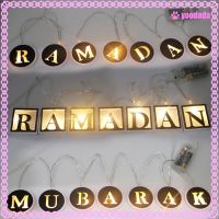 Ifaydp ขายดี - /ของตกแต่ง Eid Mubarak ไฟสาย LED โคมไฟกลางคืนของแขวนไฟปาร์ตี้รอมฎอน