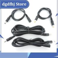 Dgdfhj Shop 12v 18awg DC male to male female 5.5X2.5mm 2.1mm Extension power supply connector diy Cable Plug Cord wire Adapter for strip