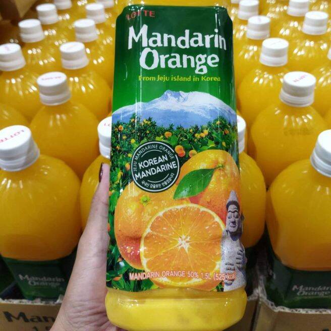 LOTTE JEJU MANDARIN ORANGE JUICE (1.5 liter) Lazada PH