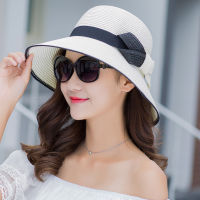 Straw Visor Hat Women Summer Sun Shade Hats Sunscreen Sun Protection Foldable Female Seaside Beach Cap Casual Outdoor Caps H253