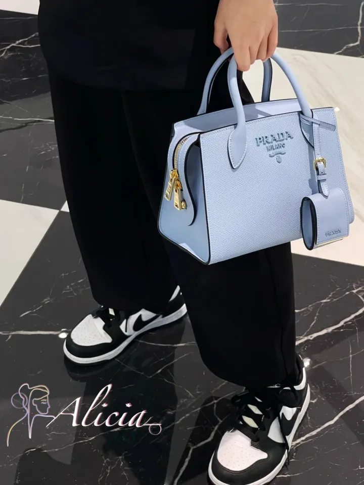 AliciaShop NEW Prada Small Saffiano Leather Prada Monochrome Bag