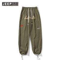 JEEP SPIRIT Plus กำมะหยี่ขนาดใหญ่พีชหนัง Leggings แฟชั่น Casual Joker Style