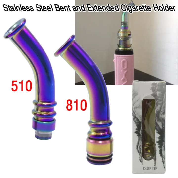 Rainbow Drip Tip Glass 510/810 Long Drip Tip for Atomizer Lazada PH