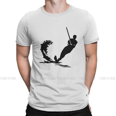 Water Sports Lover Water Skiing Tshirt High Quality Graphic Men Vintage Goth Summer MenS Short Sleeve Cotton Harajuku T Shirt 【Size S-4XL-5XL-6XL】
