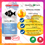 HCMHàng Auth Có Bill Dầu cá tự nhiên Fish Oil Omega 3 Healthy care hỗ trợ