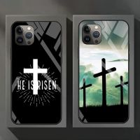 ZUIDID Verse Jesus Phone Case Tempered Glass For IPhone 13 12 Pro Max 11 Mini X XS XR SE 2020 7 8 Plus 6 6S Cover Funda Shell