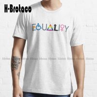 Equality Lgbt Gay Lesbian Lgbtq Queer T-Shirt Custom Gift Funny Art Streetwear Cartoon Tee Xs-5Xl Unisex Digital Printing Retro