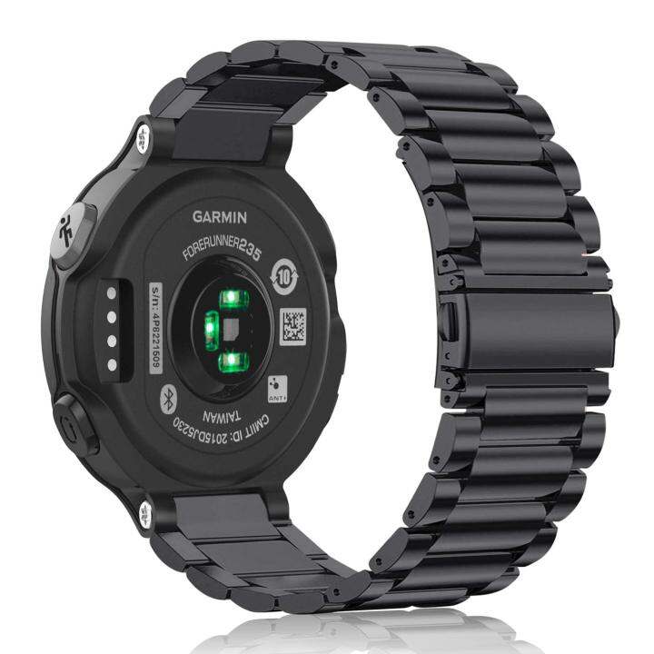 สายนาฬิกาข้อมือสแตนเลสสำหรับ-garmin-forerunner-235-230-220-630-620สายคล้อง735xt-นาฬิกาข้อมือแบบสมาร์ทแบบคลาสสิกพร้อมเครื่องมือปรับ-carterfa