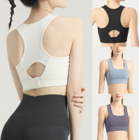 EVE-YOGA-614 Sport Bra ♥มีฟองน้ำ♥ปรับได้ 3 ขนาด♥เว้าหลังทรงสวย♥ใส่กระชับ♥เสื้อบราโยคะ สปอร์ตบราฟิตเนส สปอร์ตบราออกกำลังกาย