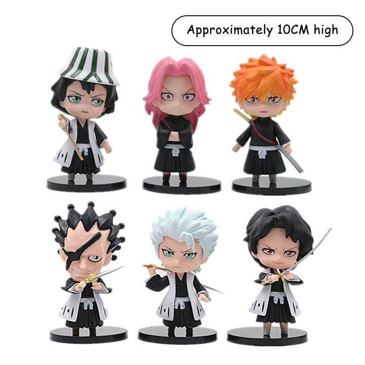 6pcs-cartoon-bleach-figures-toy-delicate-and-compact-decorative-model-toy-for-living-room-desktop-decoration