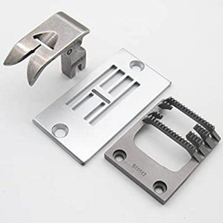 Singer 20u hispeed sewing machine presser foot feed dog plate set