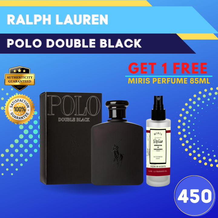 Polo Double Black Perfume For Men and Free Premium Tester 85ml Lazada PH