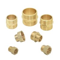 Brass Male To 1/2 3/4 Female Threaded Connector 1/1.2/1.5/2 Inch Reducing Pipe Extension Connector Copper For Bathroom Kitchen