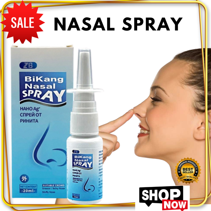 Bikang Nasal Spray Rhinitis Spray for Stuffy nose Sinusitis Runny nose ...