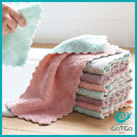 GotGo ผ้าอเนกประสงค์  ผ้าเช็ดจาน ผ้าไมโครไฟเบอร์ Clean Cloths มีสินค้าพร้อมส่ง