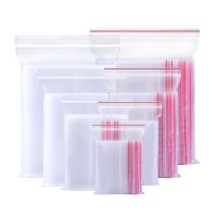 【DT】 hot  100pcs/pack Ziplock Bag Plastic Bag Sealed Bag Small Transparent Food Storage Bag Jewelry Storage