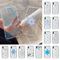 【CW】 MaiYaCa snowflakes for 13 12 pro XS MAX 8 7 6 6S X 5S 2020 XR case