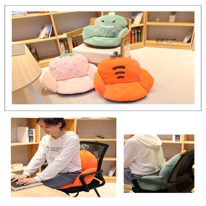 cartoon-soft-back-cushion-seat-cushions-two-in-one-furniture-protector-for-sofa-crown-shape-pillow-adult-child-home-decor