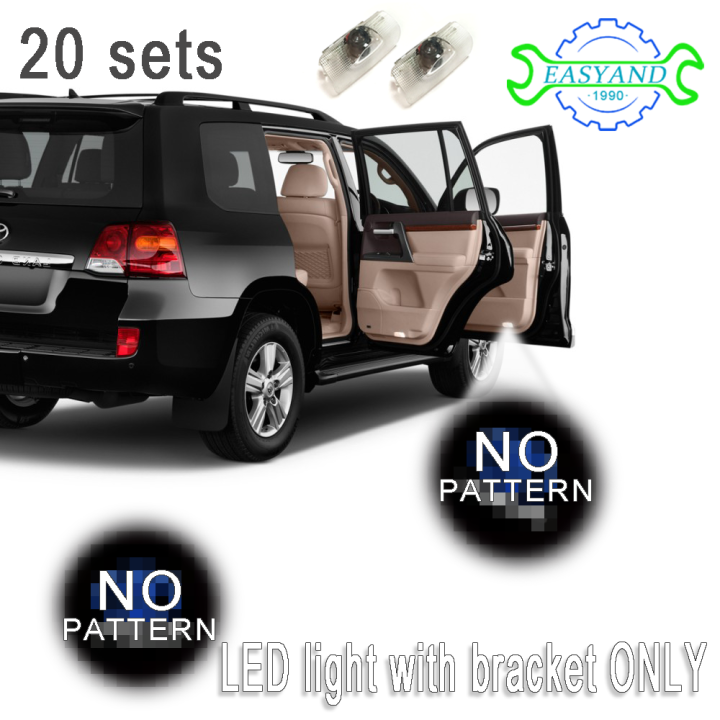 EASYAND 20 sets LED Car Door Light Projector for Toyota without Pattern