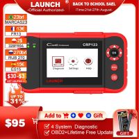 LAUNCH X431 CRP123 OBD2 Scanner Engine ABS SRS Transmission Car Diagnostic Tool Automotive Scan Tools Code Reader Free Update