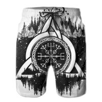 Mens Swimming Shorts Swimwear Celtic Boho Print Men Trunks Swimsuit Man Beach Wear Short Pants Bermuda Boardshorts