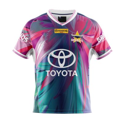 In League North Mens Rugby Women Jersey [hot]2022 Queensland Cowboys